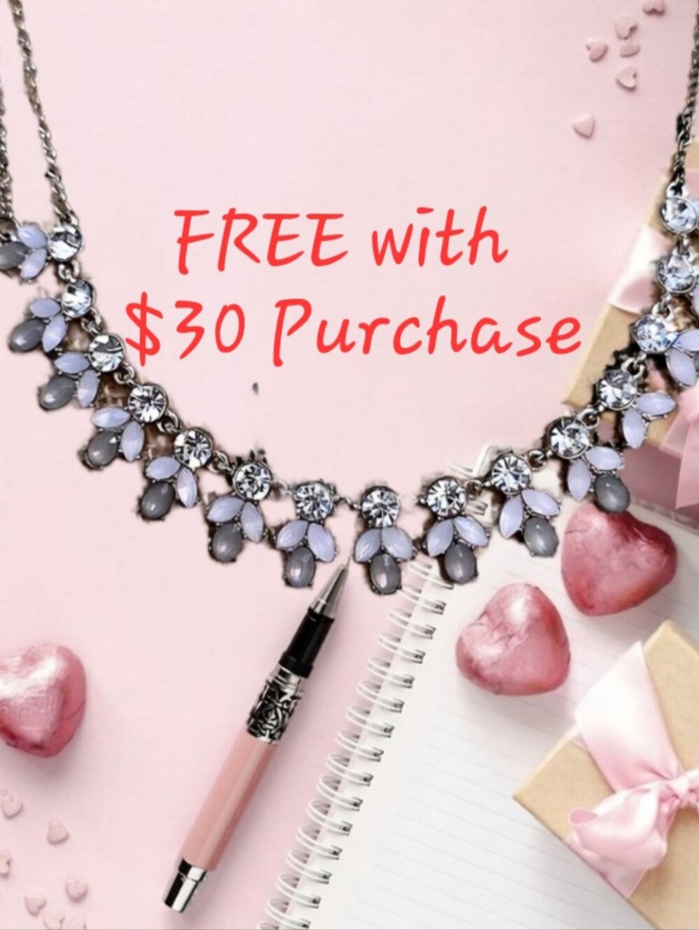3 For $30😃 Elegant Icing Crystal Cluster Statement Necklace Multi Stonel Design